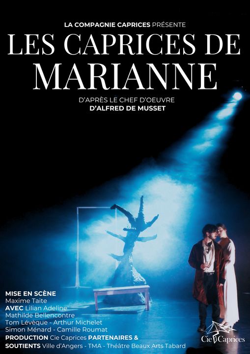 Affiche du spectacle Les Caprices de Marianne